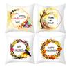 Capas de Almofada Personalizáveis de Halloween Mais Vendidas Transfronteiriças, Capas de Almofada Decorativas para Sofá de Sala de Estar de Feriado Atacado