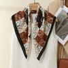 Item Popular de Live-Stream: Lenço Quadrado Pequeno Paisley 70% Algodão e Linho, Novo Estilo Pastoral Fino Feminino 2025 para Mães