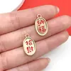 Colgante Zhaocai Nafu Accesorios de Aleación de Zinc Pulsera Tejida a Mano DIY Accesorios de Joyería para Pulsera Material Colgante Pequeño