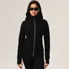 Nuevo Traje de Yoga para Mujer Sudadera con Cremallera Cárdigan de Terciopelo Plus Traje Deportivo Casual Ajustado Ropa de Fitness para Exteriores