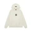 Fog Essentials Sudaderas com Letras de Silicone Estéreo para Homens e Mulheres American High Street Moletons com Flocagem Jaqueta Moletom