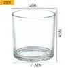 Botella de Vela de Aromaterapia Taza Vacía Frasco para Velas DIY Portavelas para el Hogar Decoración de Interiores Taza de Fragancia Botella de Vidrio Decoración del Hogar