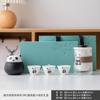Conjunto de chá de viagem Panda portátil para uma pessoa Xícara expressa acampamento ao ar livre fofo simples uma chaleira três xícaras portátil para fazer chá