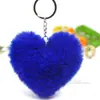 Llavero de Felpa con Forma de Corazón de Amor de Moda Colgante para Bolso de Pareja Coche Actividades Pila Regalos Pequeños