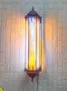 Lámpara Giratoria de Peluquería Peluquería Led Giratoria Iluminadora Salón de Peluquería Exterior Retro Simple Lámpara de Palacio Colgante de Pared Caja de Luz Impermeable Fabricante