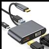 Estación de acoplamiento transfronteriza 3.1 tipo C USB-C a HDMI/VGA estación de acoplamiento cuatro en uno USB HUB HUB