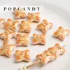Oso Acrílico Estampado de Galleta Cuentas Sueltas Hecho a Mano Accesorios para Joyería DIY Materiales Pulsera con Cuentas Materiales para Collar