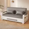 Sofá-Cama Individual Dobrável Dupla Função 2023 Novo Sala de Estar Cama Dobrável Apartamento Pequeno Varanda Cama Retrátil Multifuncional