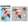 Caja de regalo de decoración navideña muñeco de nieve pegatina de cristal superventas transfronterizo de Amazon Santa Claus renos pegatina electrostática