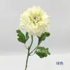 Flor de Loto con Rocío de Mil Posturas de Dos Cabezas Tallo Único Flor Artificial de Seda Flor Falsa Material de Flor para Bodas Marcador de Camino Arreglo Floral Decoración de Escritorio para el Hogar Arte Floral