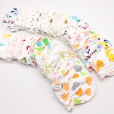 Dulaidu play print fun series atacado bebê anti-riscos luvas recém-nascido anti-riscos rosto pequenas luvas