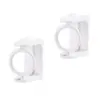 Anillo colgante giratorio de 360 grados anillo mejorado soporte de varilla colgante barra para toallas gancho adhesivo sin perforaciones soporte para barra de cortina cortina de ducha soporte soporte