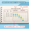 Cuaderno portátil de vocabulario en inglés, un indispensable para la preparación de la escuela de posgrado, con la curva del olvido de Ebbinghaus y un diseño de bolsillo para facilitar la memorización y la práctica.