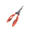 Oferta Especial Alicates Multifuncionales para Señuelos de Codo Tijeras de Pesca Pinzas para Línea de Pesca Pinza para Peces Atar Anzuelos Quitar Anzuelos Control de Peces Pesca