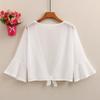 Xale Protetor Solar de Verão com Saia de Alça Estilo República da China Vestimenta Suave e Elegante Curto Leve Moda Roupas Protetoras Solares para Mulheres