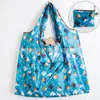 En stock de fábrica Suministro Tela Oxford 210D Color CNYK Bolso Generoso Supermercado Plegable Portátil Bolsa de Compras