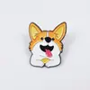 Broche Serie Perro Mascota Lindo de Dibujos Animados Insignia de Animal de Aleación Linda Accesorios Decoración de Pin para Mochila de Niños Estudiante