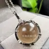 Colgante de Cristal Rosa Natural y Aguamarina para Mujer, Lujo Ligero, Moda de Nicho, Exquisito, Suave y de Ensueño