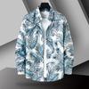 2023 Otoño Comercio Exterior Camisa Casual de Moda para Hombre Flor Multicolor Camisa Floral Manga Larga Casual Vacaciones Camisa para Hombre Trendy