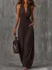 2026 Amazon AliExpress Nuevo Mono de Moda Transparente de Encaje con Drapeado Estilo Bohemio Europeo y Americano