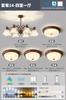 Lámpara de araña vintage estilo americano para sala de estar, Iluminación estilo francés de lirios del valle para dormitorio principal, Lámpara estilo mediados de siglo para recibidor principal de toda la casa, Lámpara para comedor
