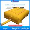 Cama elástica inflável de resgate para quedas em altura, airbag de resgate para treinamento de incêndio, airbag de proteção de PVC com amortecimento anti-queda para prédios altos