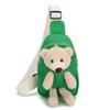 Bolsa Pequena Infantil Lona Cartoon Coelho Bolsa de Peito Meninos e Meninas Bolsa de Ombro Fofa Bebê Aluno do Ensino Fundamental Bolsa Transversal