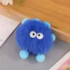 Coisas Fofas Feias Bola de Carvão Pequena Chaveiro de Carro Cabide DIY Elfo de Desenho Animado Pingente de Pelúcia Acessórios de Bolsa