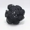 Acessórios de cabelo para dança infantil, flor de mola, adorno de cabeça com miçangas e lantejoulas, rede para cabelo, bolso de cabelo, anel de cabeça de flor de rede para menina, acessórios de cabelo atacado