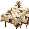 Mantel Rectangular Estilo Americano 2026 Modelo Nuevo Impermeable Resistente al Aceite Lavable Mantel para Mesa de Comedor que Mejora la Atmósfera Lujo Ligero Mantel de Gama Alta
