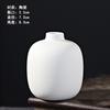 Diy pintado liso vaso branco cerâmico atacado jardim de infância pais-filho handmade pintura cerâmica pequena decoração de vaso
