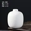Jarrón de cerámica pintado a mano simple nórdico al por mayor para mueble de TV de casa decoración de sala de estar flores flor seca portaflores