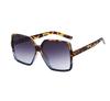 Gafas de sol de moda europea y americana de 1932 de montura grande para hombre, gafas cuadradas retro de sapo, gafas de sol versátiles y modernas para fotos callejeras