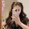 Nuevo Pasador de Pinza para el Cabello con Lazo Estilo Francés para Niña, Pinza Negra para Flequillo de Princesa, Pasador Pequeño, Accesorio para el Cabello