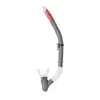 Snorkel Semiseco con Boquilla Semisiliconada que se Adapta a la Forma de la Boca para Evitar la Entrada de Agua, Protección contra Olas y Prevención de Ahogamiento