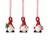 Decoración Navideña NUCHI Figura de Resina de Papá Noel Muñeco de Nieve Adorno Colgante para Árbol de Navidad Decoración Linda de Bolsa de Dibujos Animados