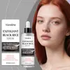 Viareline Essência de Cutícula de Arroz Negro Clareadora Hidratante Limpeza de Pele Cuidado de Cutícula Facial Essência