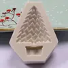 Varios Moldes de Silicona para Pasteles Fondant Serie Copo de Nieve Navideño, Moldes para Hornear Decoración de Gomitas Árbol de Navidad