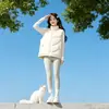 Chaleco de Invierno Holgado con Cuello Alto y Bloques de Color para Mujer 2026 Nuevo Estilo Talla Grande Cálido Ropa de Pareja Sin Mangas Chaleco