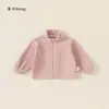 Coleção de Casacos de Outono para CriançasJaqueta com Capuz para Crianças 3 em 1 Corta-vento Roupa de Outono para Meninas Casaco Infantil