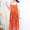 Mangas de Delantal de PVC Impermeables y a Prueba de Aceite, Estilo Largo para Hombres y Mujeres, Delantal de Trabajo de Cocina de Goma Transparente, Engrosado, Impermeable, a Prueba de Manchas, a Prueba de Aceite