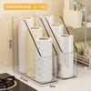Yx3266 Soporte de Almacenamiento para Envoltura de Plástico Caja Cocina Sellado y Organización de Bolsas de Plástico Artefacto de Almacenamiento para Bolsas de Plástico Desechables