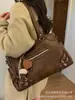 Bolso Retro para Mujer de Gran Capacidad 2025 Nuevo Otoño e Invierno Bolso Cruzado Casual Diseño de Nicho Bolso Tote de Hombro Único para Viajar