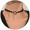 Collar Negro para Mujer, Collar Ajustable de Encaje de Cuero Aterciopelado en Capas, Gótico
