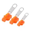 Fixazipper Tirador de Cremallera Multifuncional Accesorios para Ropa Cremallera de Repuesto Extraíble Reparador de Equipaje Instalación con Tarjeta de Succión