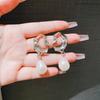 Pendientes colgantes de perlas irregulares de lujo, ligeros, retro franceses, de alta calidad, sencillos, combinables, personalizados, al por mayor