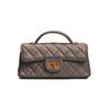 Bolsa Pequena Bordada Matelassê Bolsa Feminina 2025 Novo Estilo Bolsa Quadrada Pequena de Mão Bolsa Transversal de Ombro Pequena Estilosa Estilo Chanel com Corrente