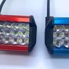 Venta Directa Faro LED para Coche de 12 Luces Estroboscópico Foco para Motocicleta Todoterreno Impermeable Antiexplosión Luz de Trabajo Modificada Super Brillante
