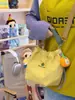 Bolsa Tote y Cruzada de Doble Uso Estilo Montaña para Exteriores con Cierre de Cordón para Niñas, Perfecta para Compras y un Look Vibrante