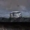 Anillo de Cinco Deidades de la Riqueza de Plata Esterlina 925, Simbolizando Prosperidad de Todas las Direcciones, Estilo Chino, Anillo de Fortuna de Mahjong para Año Nuevo